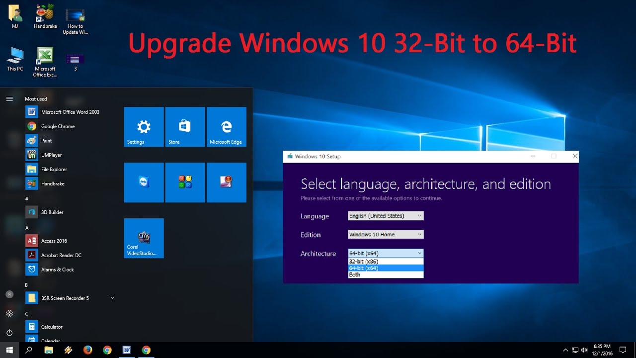 windows 10 os download 32 bit